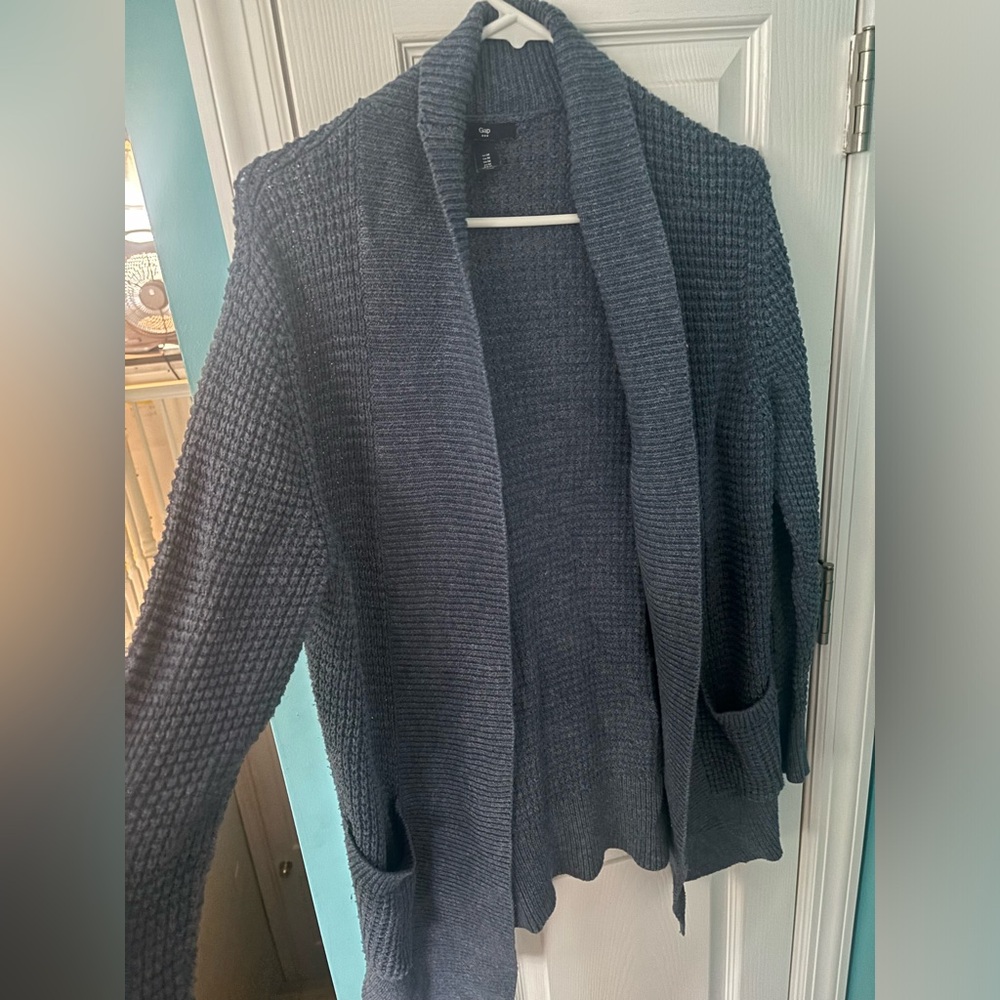 Blue gap cardigan